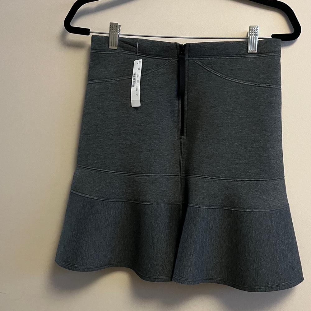 J. Crew Dark Gray Skater Skirt - Picture 2 of 2